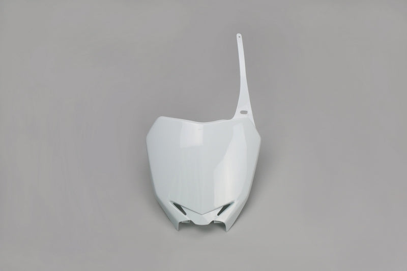 UFO PLASTIC FRONT PLATE, WHT/WHT