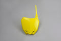 UFO PLASTIC FRONT PLATE, YEL/YEL