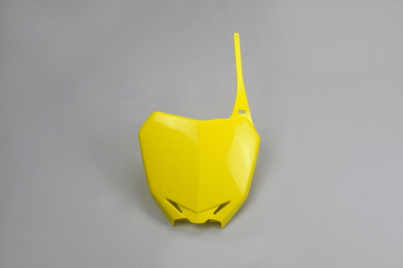UFO PLASTIC FRONT PLATE, YEL/YEL