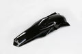 UFO PLASTIC REAR FENDER, BLK/BLK