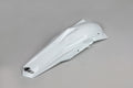 UFO PLASTIC REAR FENDER, WHT/WHT