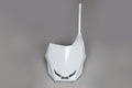 UFO PLASTIC FRONT PLATE, WHT/WHT