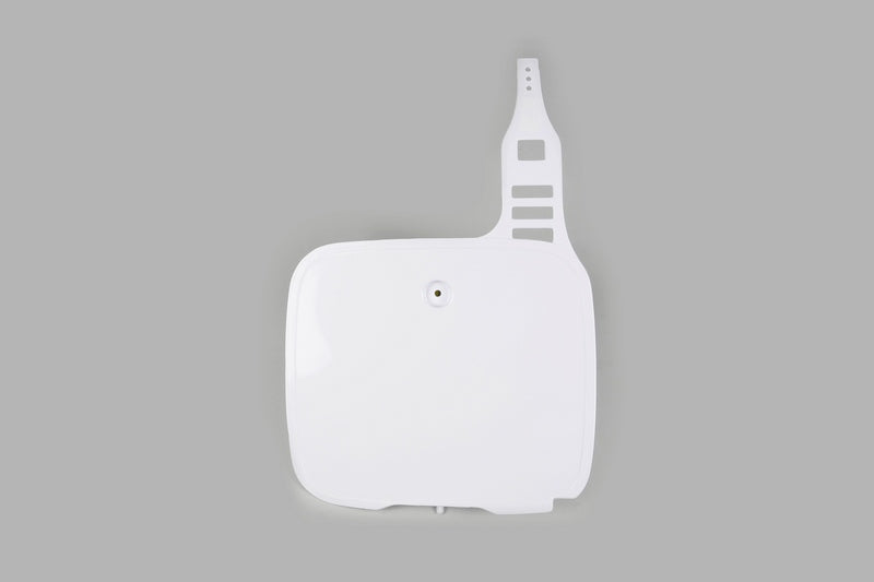 UFO PLASTIC FRONT PLATE, WHT/WHT