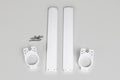 UFO PLASTIC FORK GUARD, WHT/WHT