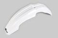 UFO PLASTIC FRONT FENDER, WHT/WHT