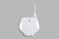 UFO PLASTIC FRONT PLATE, WHT/WHT
