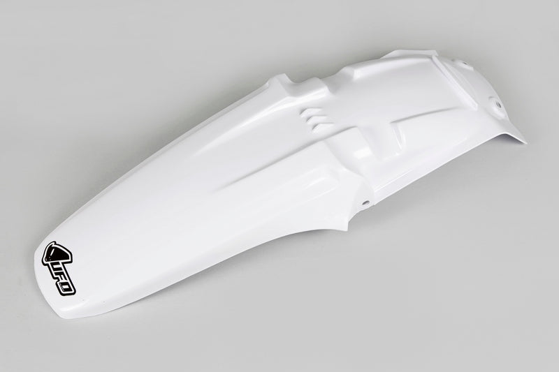 UFO PLASTIC REAR FENDER, WHT/WHT