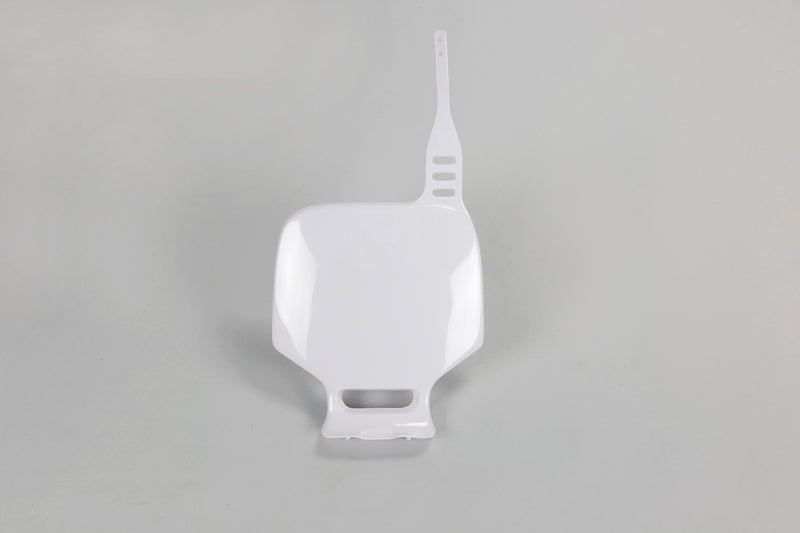 UFO PLASTIC FRONT PLATE, WHT/WHT