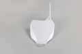 UFO PLASTIC FRONT PLATE, WHT/WHT