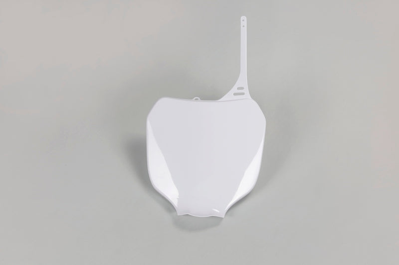 UFO PLASTIC FRONT PLATE, WHT/WHT