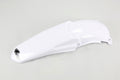 UFO PLASTIC REAR FENDER, WHT/WHT