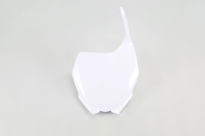 UFO PLASTIC FRONT PLATE, WHT/WHT