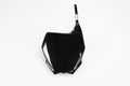 UFO PLASTIC FRONT PLATE, BLK/BLK