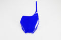 UFO PLASTIC FRONT PLATE, BLU/BLU