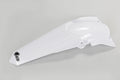 UFO PLASTIC REAR FENDER, WHT/WHT