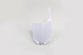 UFO PLASTIC FRONT PLATE, WHT/WHT