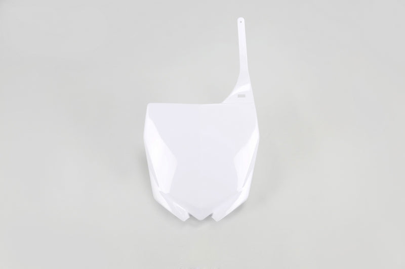 UFO PLASTIC FRONT PLATE, WHT/WHT