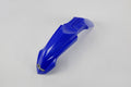 UFO PLASTIC FRONT FENDER, BLU/BLU