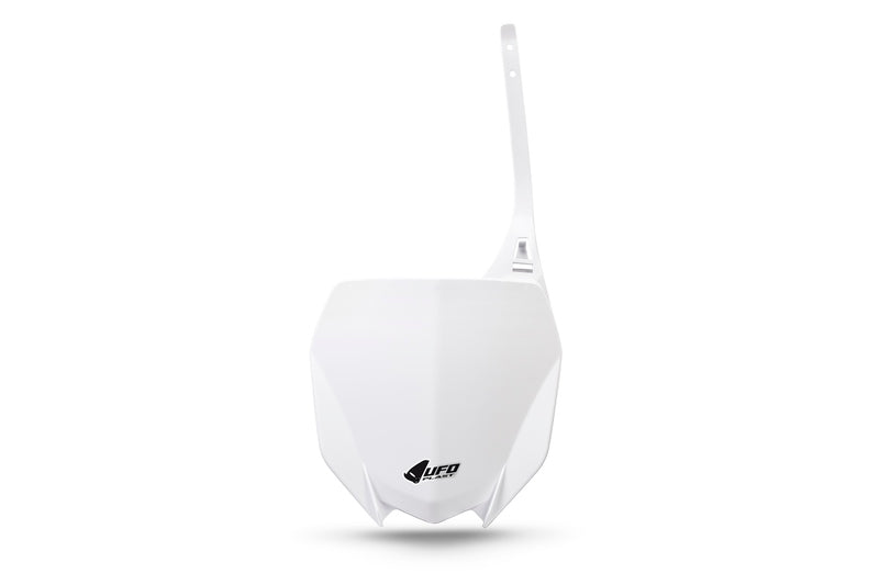 UFO PLASTIC FRONT PLATE, WHT/WHT