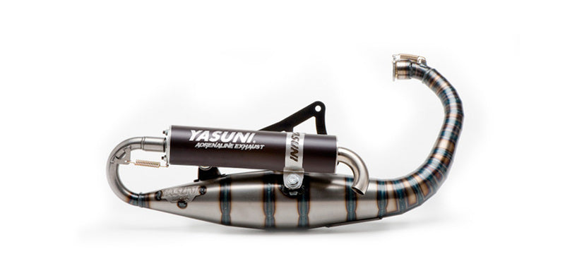 YASUN EXHAUST 2T CARRERA 16, ALU/BLK