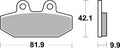 BREMB BRAKE PADS C.CERAMIC 07HD23SP