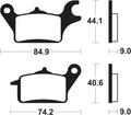 TECNI BRAKE PADS ORGANIC MA436