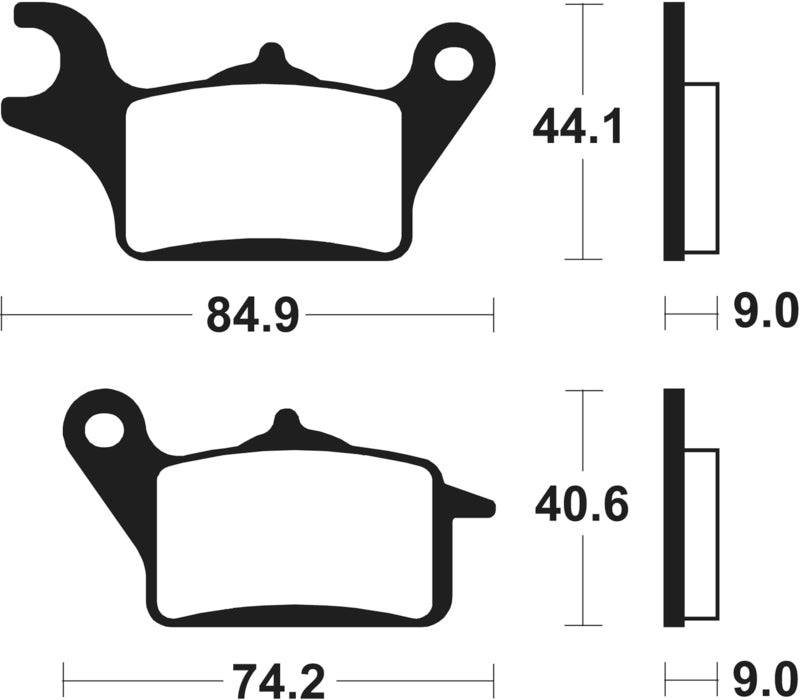 TECNI BRAKE PADS ORGANIC MA437