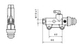 BREMB MASTER CYL REAR - 11 - NATURAL