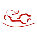 SAMCO HOSES RADIATOR DUC-19, RED