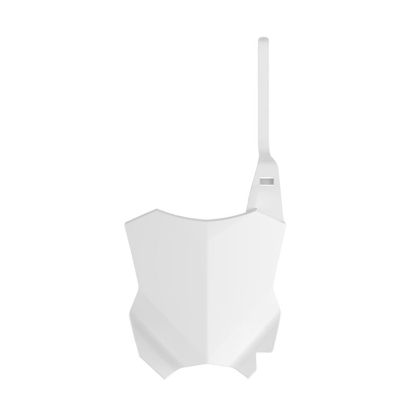 POLIS PLASTIC FRONT PLATE, WHT