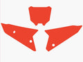 BBIRD STICKERS NUMBER PLATE, RED