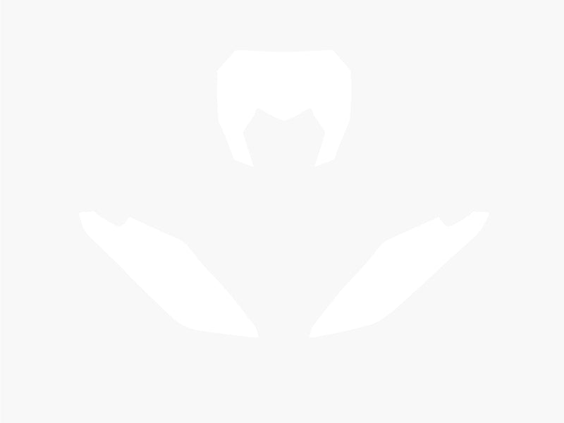BBIRD STICKERS NUMBER PLATE, WHT