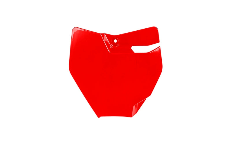 UFO PLASTIC NUMBER PLATE, RED
