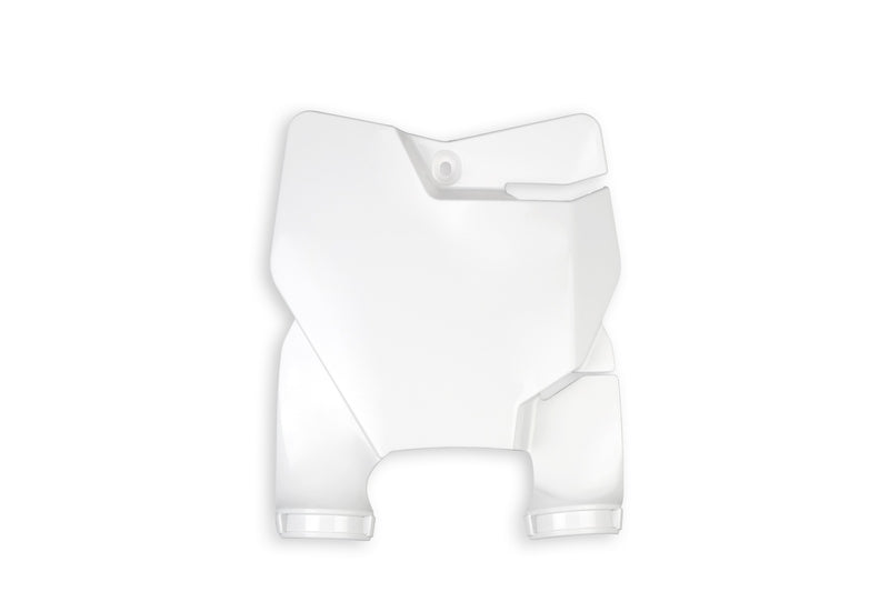 UFO PLASTIC NUMBER PLATE, WHT
