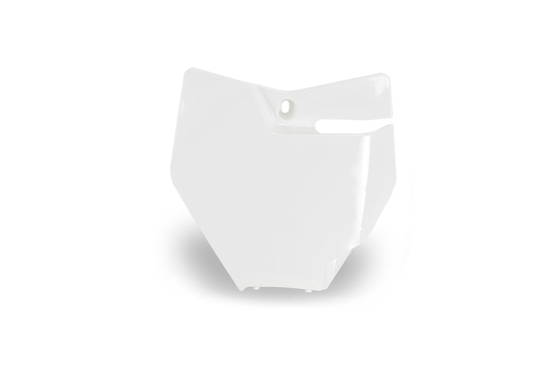 UFO PLASTIC FRONT PLATE, WHT