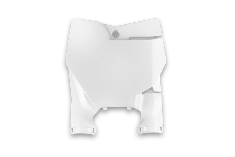 UFO PLASTIC FRONT PLATE, WHT