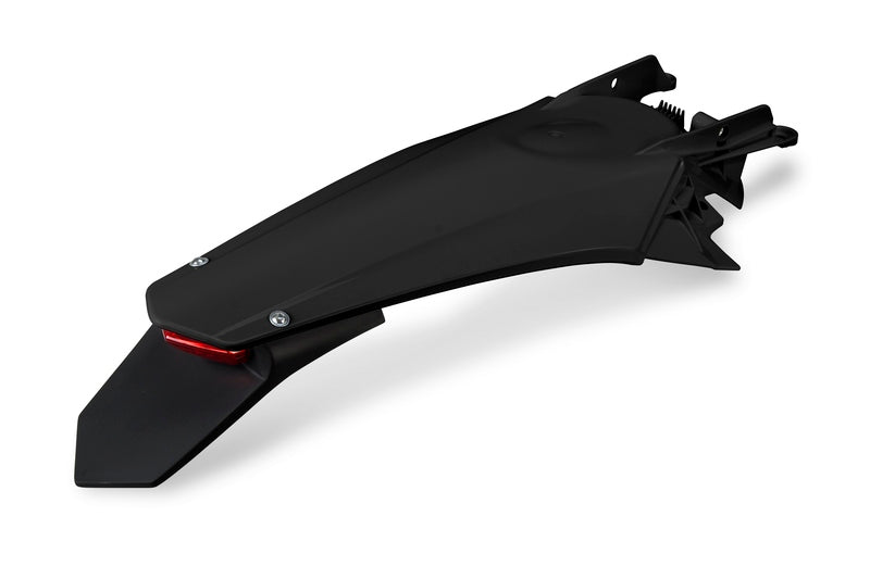 UFO PLASTIC REAR FENDER, BLK