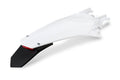 UFO PLASTIC REAR FENDER, WHT