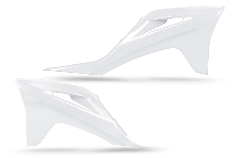 UFO PLASTIC RAD SCOOPS, WHT