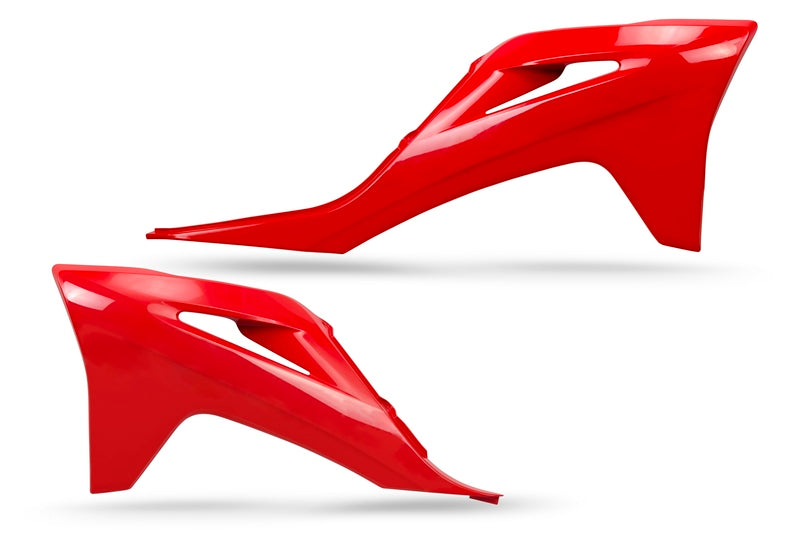 UFO PLASTIC RAD SCOOPS, RED