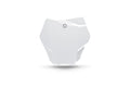 UFO PLASTIC FRONT PLATE, WHT