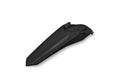 UFO PLASTIC REAR FENDER, BLK