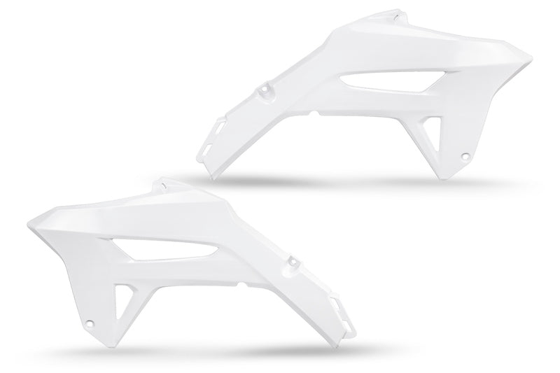 UFO PLASTIC RAD SCOOPS, WHT