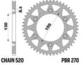 PBR RR SPROC 520 UL HA 270, 52, BLU