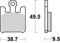 BREMB BRAKE PADS TYPE 07SU26 SR SINTER