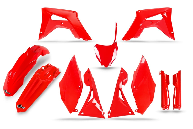 UFO PLASTICS KIT GREY RED BLACK HONDA
