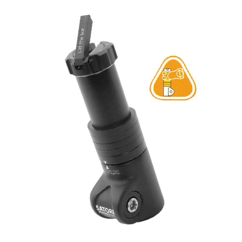 SATOR HANDLEBAR STEM RISER ALU BLACK