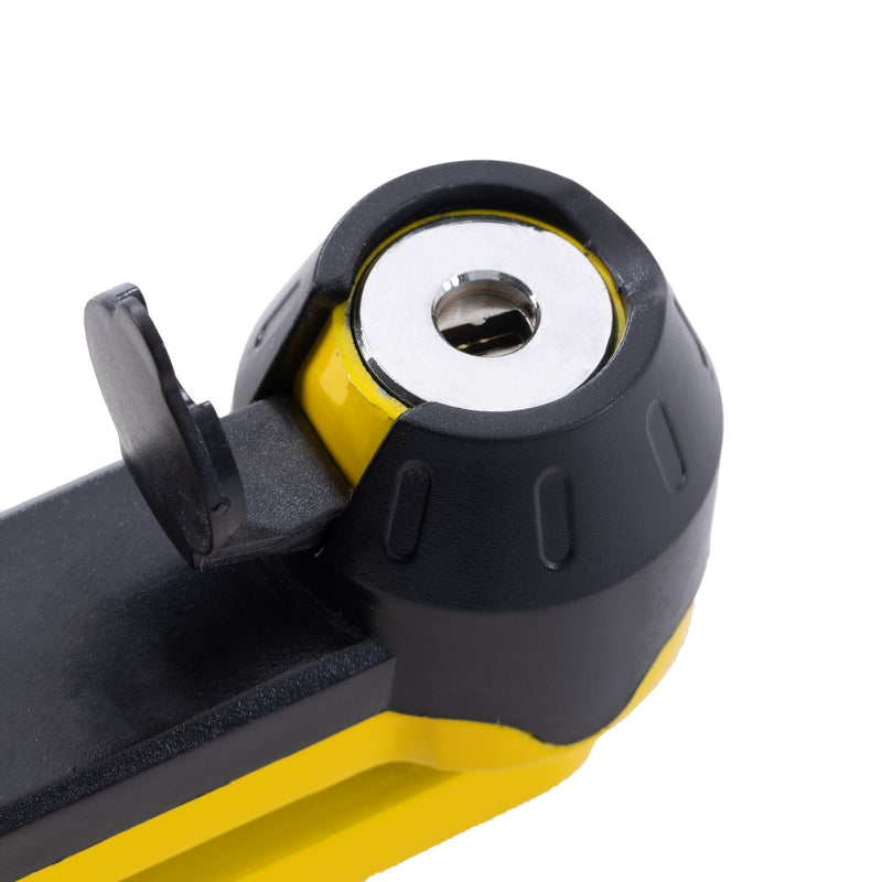 OXFOR DISC LOCKS MINI T YELLOW
