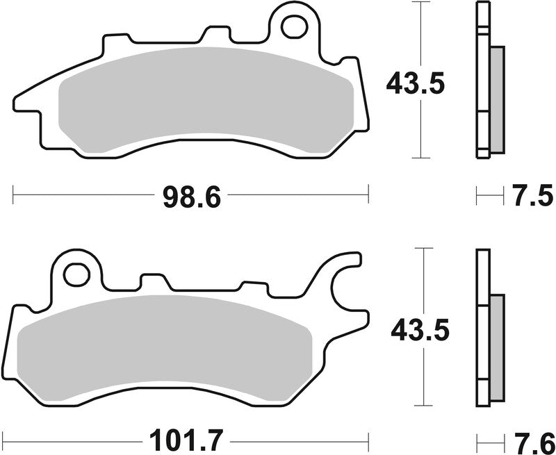 BREMB PADS 07HO64CC