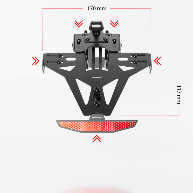 HIGHS LICENSE PLATE BRACKET RS PRO
